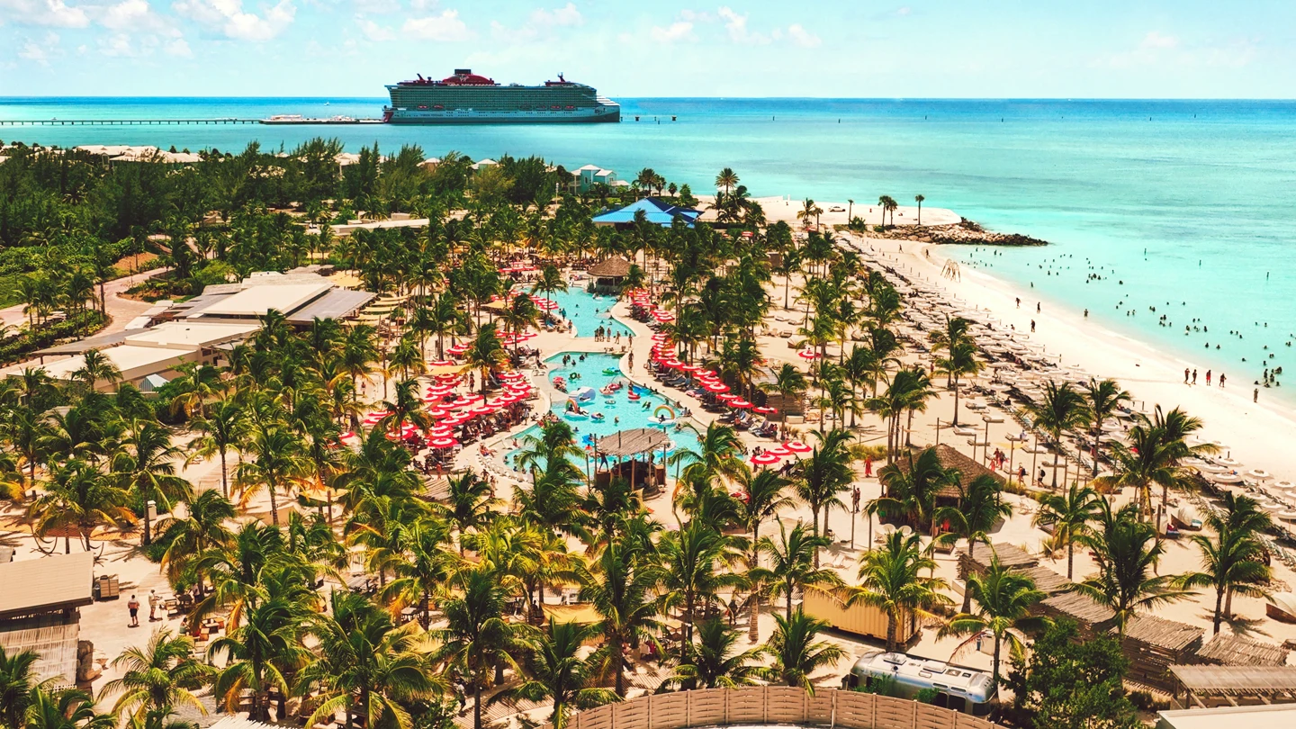 Virgin Voyages Caribbean sailing view
