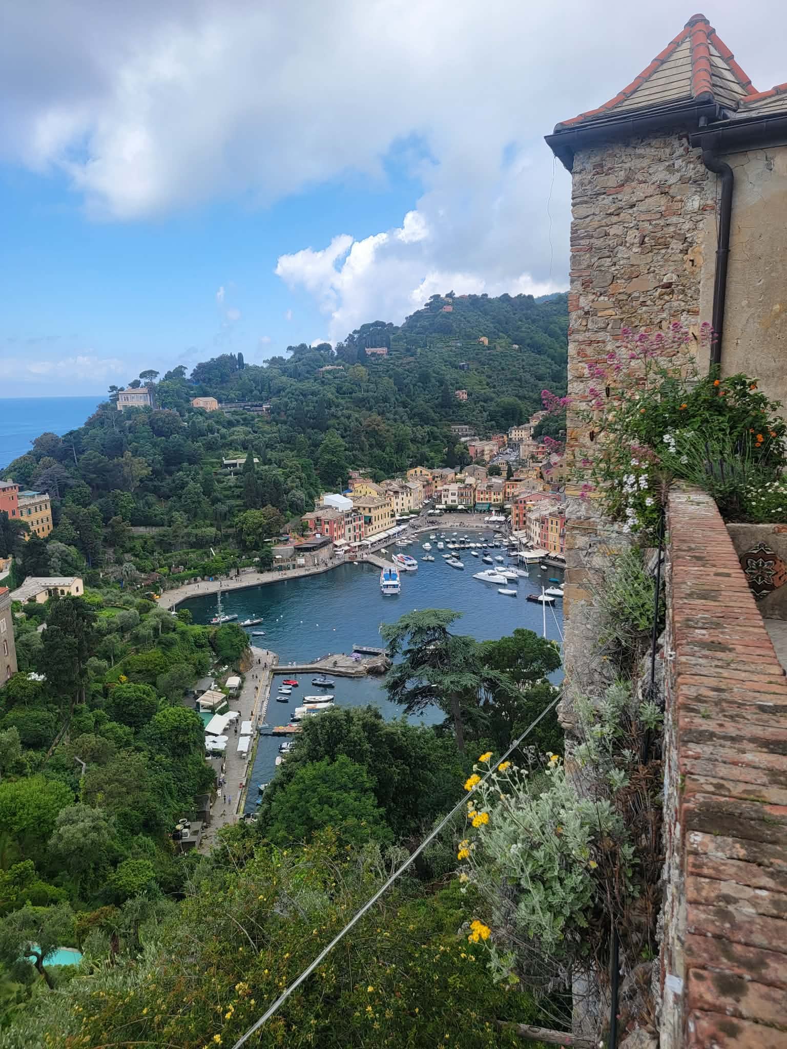 View from Portofino, Italy