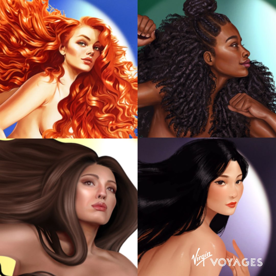 The four Virgin Voyages Lady Ships — Sisters at Sea 2027