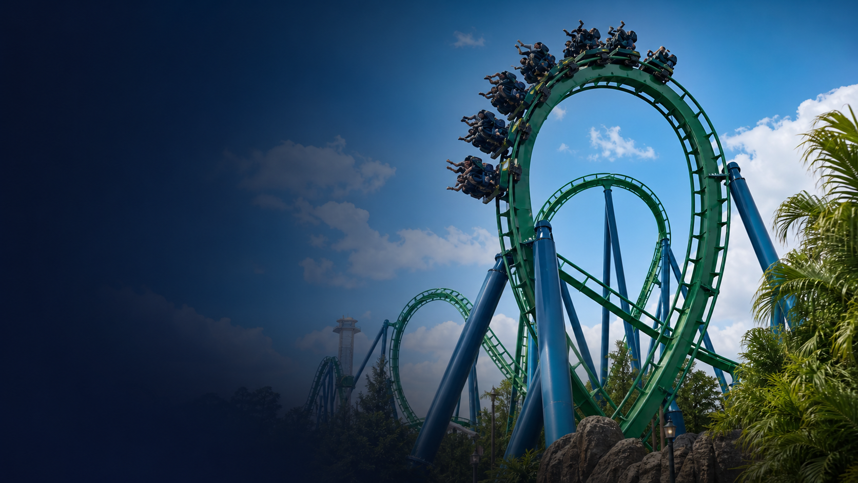 Universal Orlando roller coaster